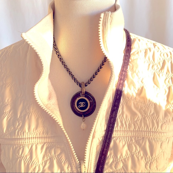Tat2 Jewelry - CHANEL BUTTON NECKLACE NWT TAT 2